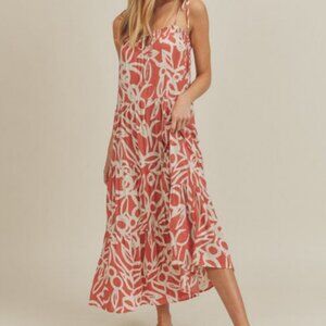 TIE STRAP MAXI DRESS
